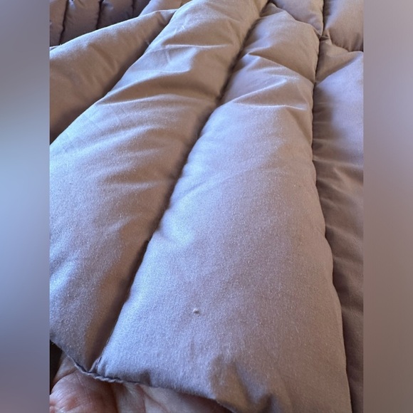 Switzer’s Vintage Down Coat Dusty Rose Mauve warm zipper button sz small - Picture 11 of 14